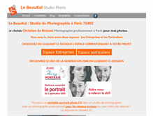 Tablet Screenshot of lebeaukal.fr